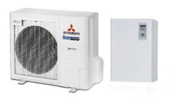 Mitsubishi Heavy FDC 40 NX  тепловий насос повітря-вода (ЗБ SRC40ZSX-W + ВБ HPM 60-90)