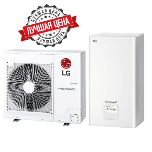 LG Therma V – LG – HN1616.NK3, HU071.U43 Инверторный тепловой насос воздух-вода (220 V) (7кВт) III Series