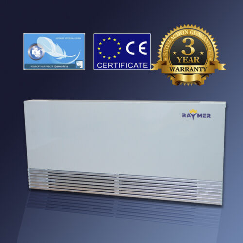 Ультратонкий підлоговий фанкойл RAYMER FLP-50CM для приміщень до 50 кв.м.