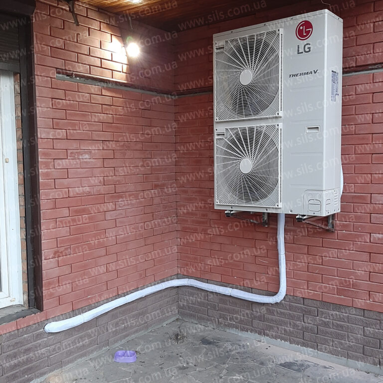 Read more about the article Встановлення теплового насосу (повітря-вода) LG 14 кВт 3ф. в приватному будинку в Запорізькій області