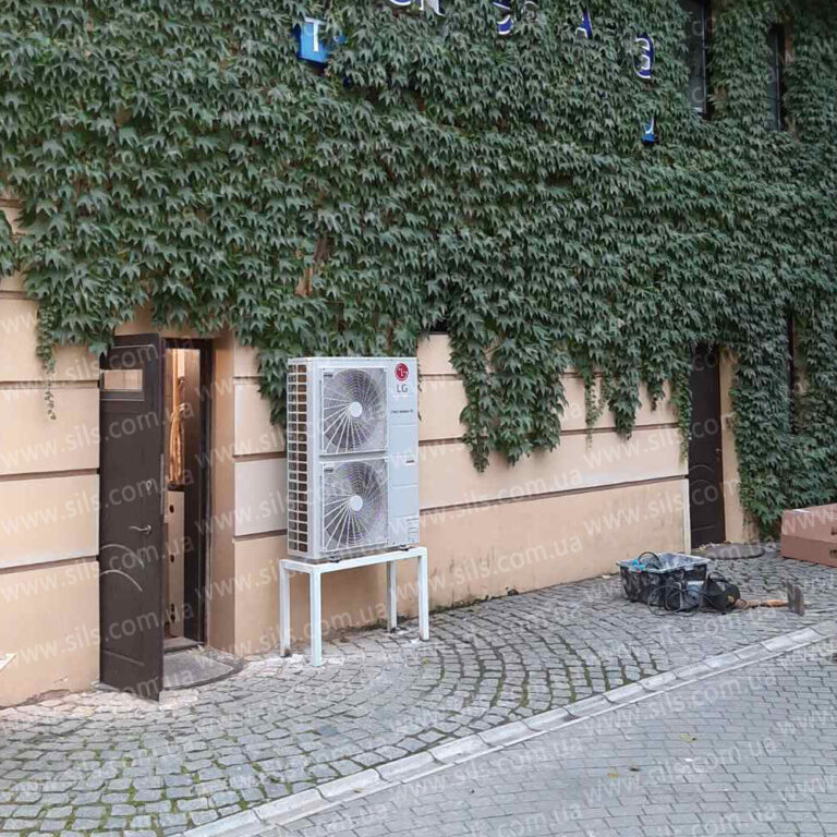 Подробнее о статье Установка теплового насоса  LG  HU141.U33 + HN1616 NK3 (1ф) – 14 кВт в г.Запорожье