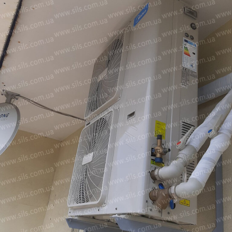 Read more about the article Встановлення теплового насосу Midea 10 кВт в м.Дніпро