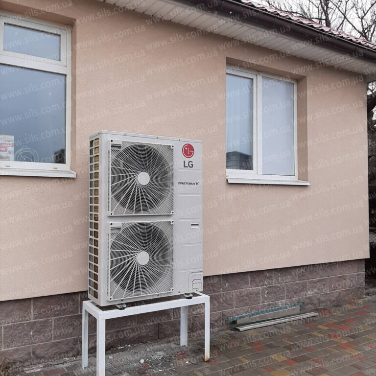Подробнее о статье Установка теплового насоса LG HU123.U33 + HN1639 NK3 – 12кВт (3Ф) в г. Днепр