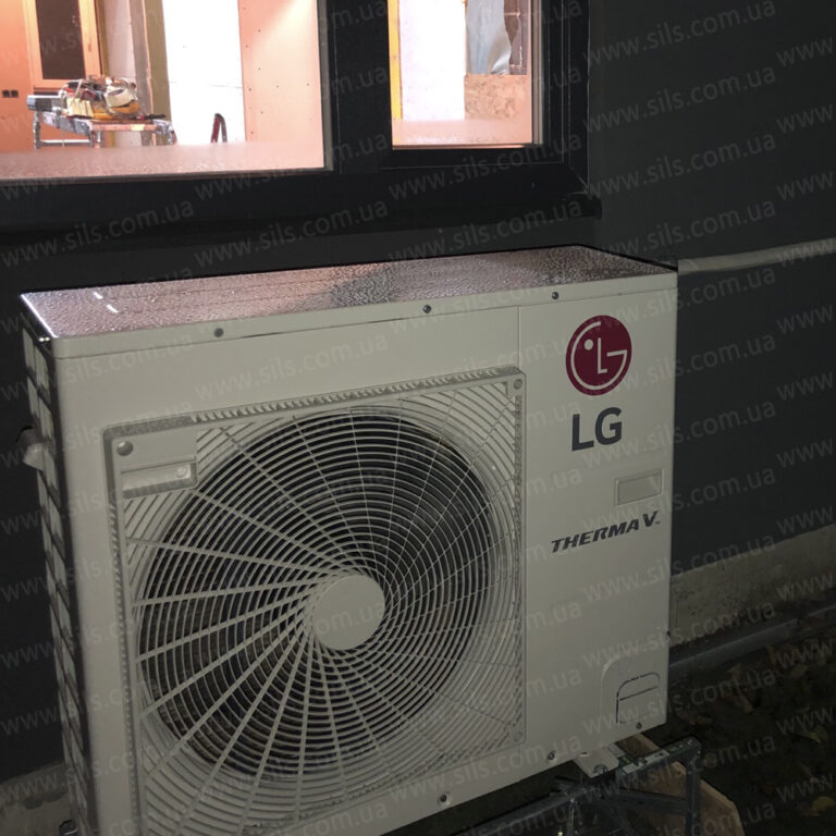 Подробнее о статье Тепловой насос воздух-вода LG HU051.U43 + HN1616 NK3 (1ф) – 5кВт. Установка в г. Киев