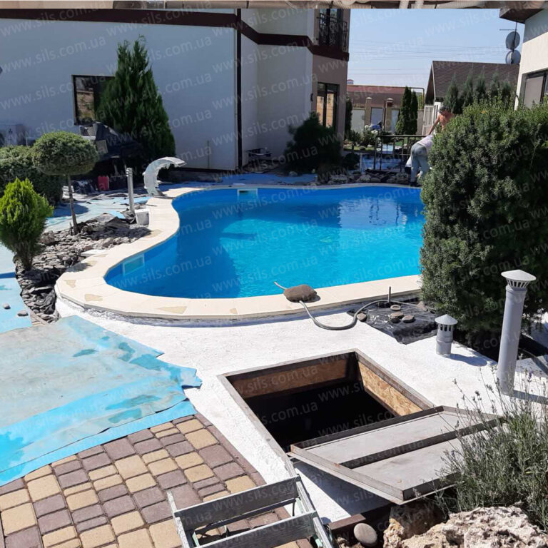 Подробнее о статье Установка теплового насоса (моноблок) Raymer FAP-04 3ф для подогрева воды в бассейне