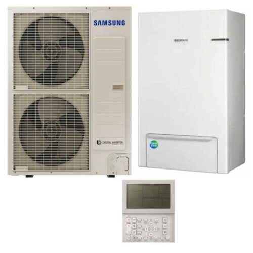 Тепловий насос Samsung ClimateHub TDM Plus з настінним гідромодулем AE120MXTPEH/EU/AE160MNYDEH/EU 12кВт, однофазний
