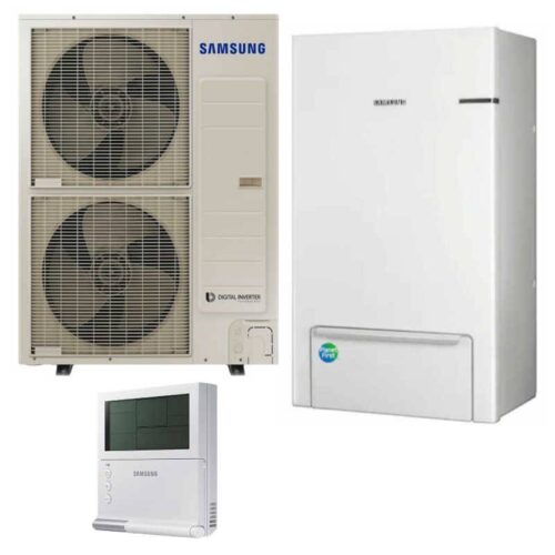 Тепловий насос Samsung ClimateHub TDM Plus з настінним гідромодулем AE120MXTPGH/EU/AE160MNYDGH/EU 12кВт, трифазний