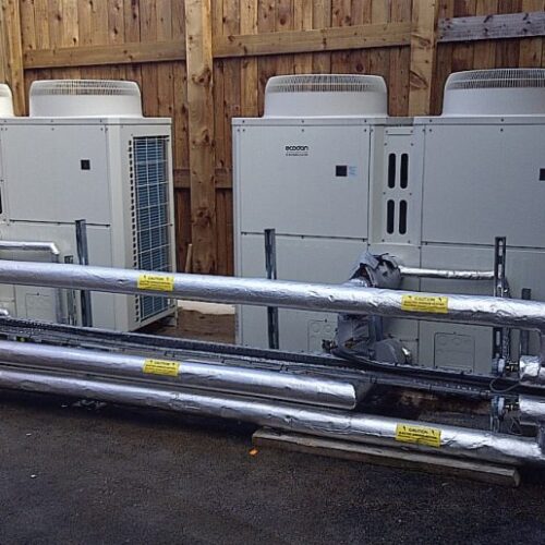 Тепловой насос воздух-вода Mitsubishi Electric CAHV-P500YA-HPB ECODAN Inverter со встроенным теплообменником