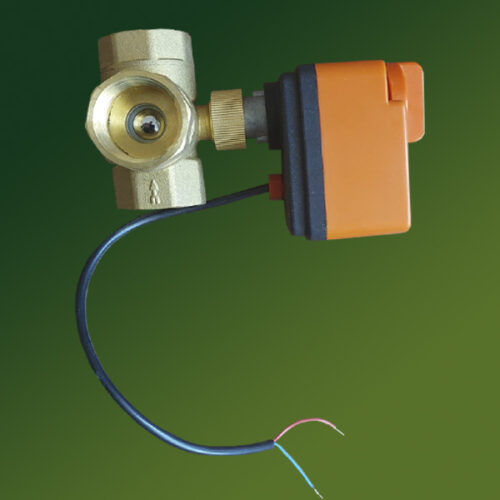 Перемикач 3-х ходовий клапан Raymer DN25-PN16 для теплових насосів