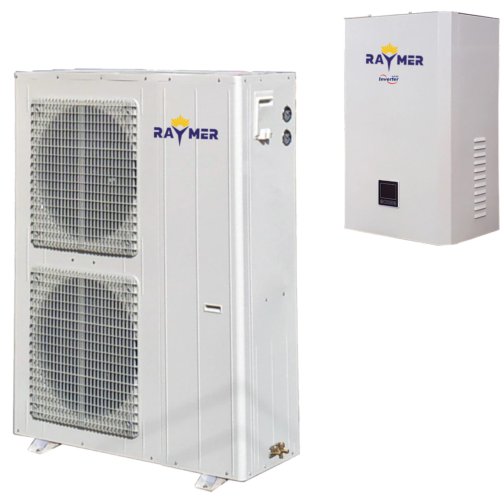 Raymer RAY-24DS1-EVI (380V) инверторный тепловой насос воздух-вода, хладагент R410a, мощность 24кВт, гарантия 5 лет на компрессор