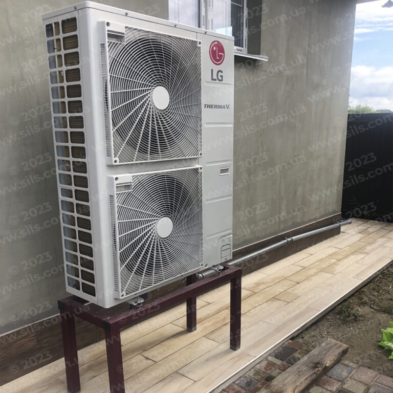 Подробнее о статье Установка теплового насоса LG 16кВт (220V) HU161MA.U33RU/HN1616M.NK5RU  в частном доме