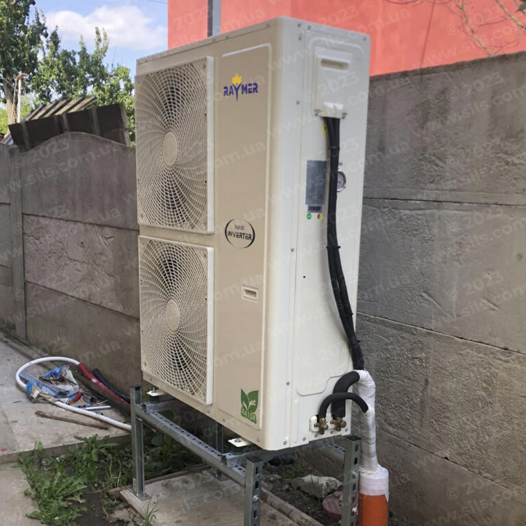 Подробнее о статье Врезка теплового насоса RAY-18DS1-EVI (380V) на 18 кВт в систему отопления, частный дом 190 м2