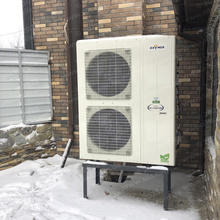 Подробнее о статье Установка насоса воздух-вода на 32 кВт RAYMER 32DS1 EVI (380V) в дом на площадь 400 м2