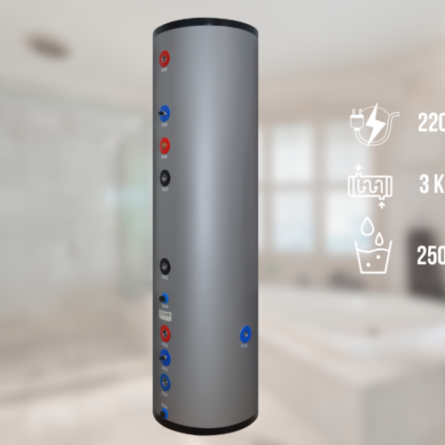 Комбінований бак гібрид Raymer G180/65 ( DHW180L+ буфер 65L) (нержавіюча сталь)