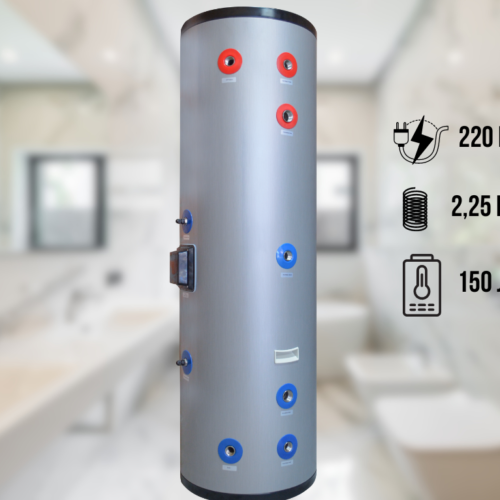 Бойлер непрямого нагріву (Бак ГВП) Raymer DHWP 150 л з нержавіючої сталі