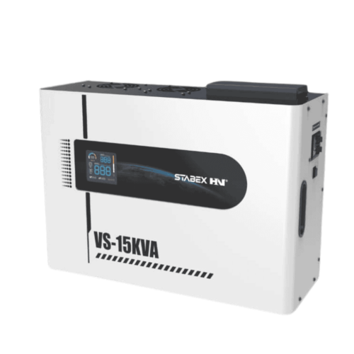Стабилизатор напряжения Stabex VS-15KVA, 15 кВт, симисторный, 16 ключей, диапазон 120–290 В, подходит для солнечных инверторов