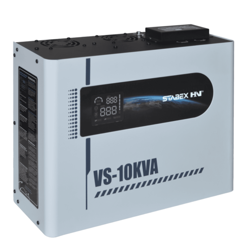 Стабилизатор напряжения Stabex VS-10KVA, 10 кВт, симисторный, 16 ключей, диапазон 120–290 В, подходит для солнечных инверторов